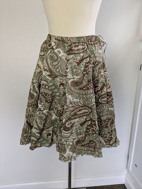Banana Republic Paisley Skirt XS